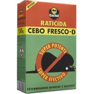 CUCHOL RATICIDA CEBO FRESCO 150 GR.