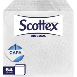 SCOTTEX SERVILLETAS BLANCAS.