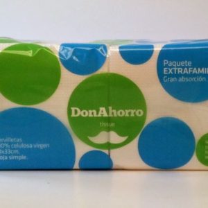 DON AHORRO SERVILLETAS DOBLES 33X33