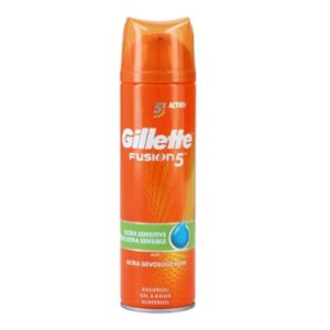GILLETTE FUSION GEL AF. P/SENSIBLE.
