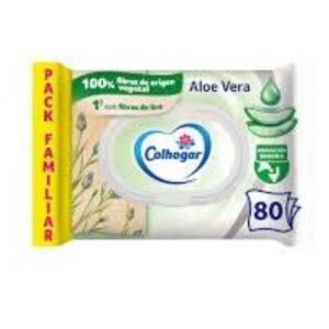 COLHOGAR PAPEL HIG. HUMEDO ALOE 80.