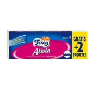 FOXY PAÑUELOS BOLSILLO ALIVIA 10+2.