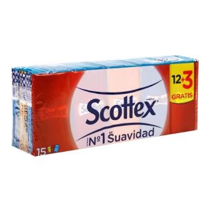 SCOTTEX PAÑUELOS BOLSILLO 12 S.