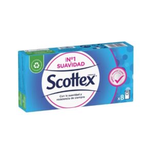SCOTTEX PAÑUELOS BOLSILLO 8 S.