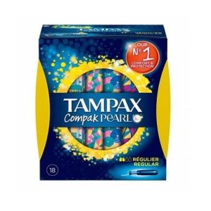 TAMPAX COMPAK PEARL REGULAR 18 S.