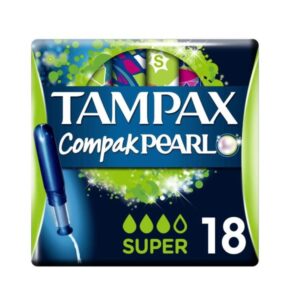 TAMPAX COMPAK PEARL SUPER 18 S.