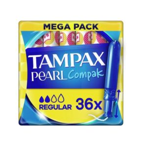 TAMPAX COMPAK PEARL REGULAR 36 S.
