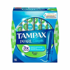 TAMPAX COMPAK PEARL SUPER 16 S.