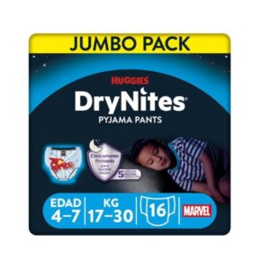 HUGGIES DRYNITES PANTS NIÑO 4-7 16