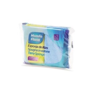 M.FLORAL ESPONJA RIZO LOTE 2 U.