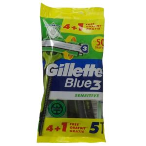 GILLETTE BLUE III SENSITIVE 4+1 S.