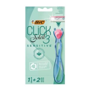 BIC MAQ. AF. CLICK 3 SOLEIL + 2 REC