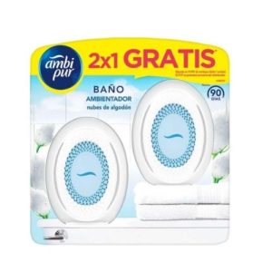 AMBIPUR AMB. BAÑO NUBES ALGODON 2X1