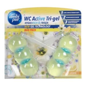 AMBIPUR WC ACTIVE TRI-GEL LIMON 1+1