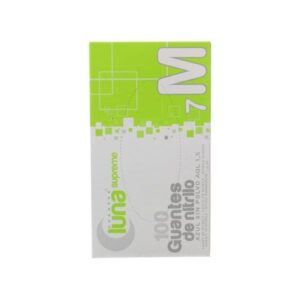 LUNA GUANTES NITRILO T-M 100 S.
