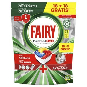 FAIRY PLATINUM PLUS CAPS LIMON 36 L