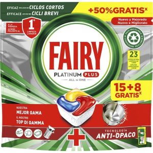 FAIRY PLATINUM PLUS CAPS LIMON 15+8