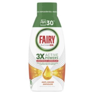 FAIRY PLATINUM GEL CITRUS 600 ML.