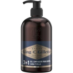 GILLETTE KING GEL LIMP. 3EN1 350 ML