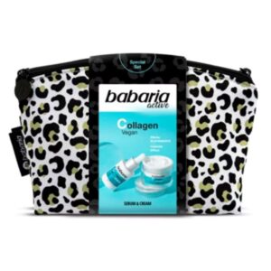 BABARIA SET COLAGENO NECESER LEOPAR