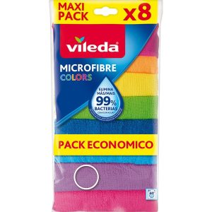 VILEDA BAYETA MICROFIBRA COLORS 8 S