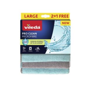 VILEDA BAYETA PRO CLEAN M.FIBRA 2+1