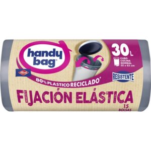 HANDY BAG B.BASURA F.ELAST. 30L 15.